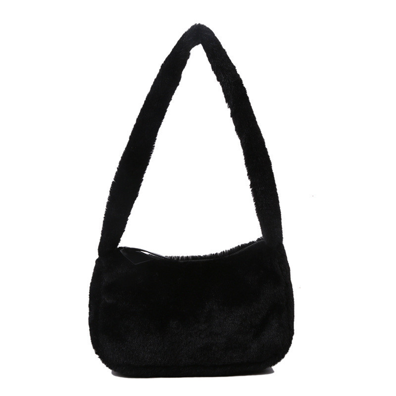 Bolso bandolera de peluche