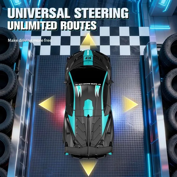 Transforming Car Robot, One-Button Deformation R Or C Toy Car, 1-18 Scale 360' Rotating Drifting, Toys Suitable For Kids Over 3 Years Old, Educational Toys, Children's Day Gift, Birthday - Imagen 3