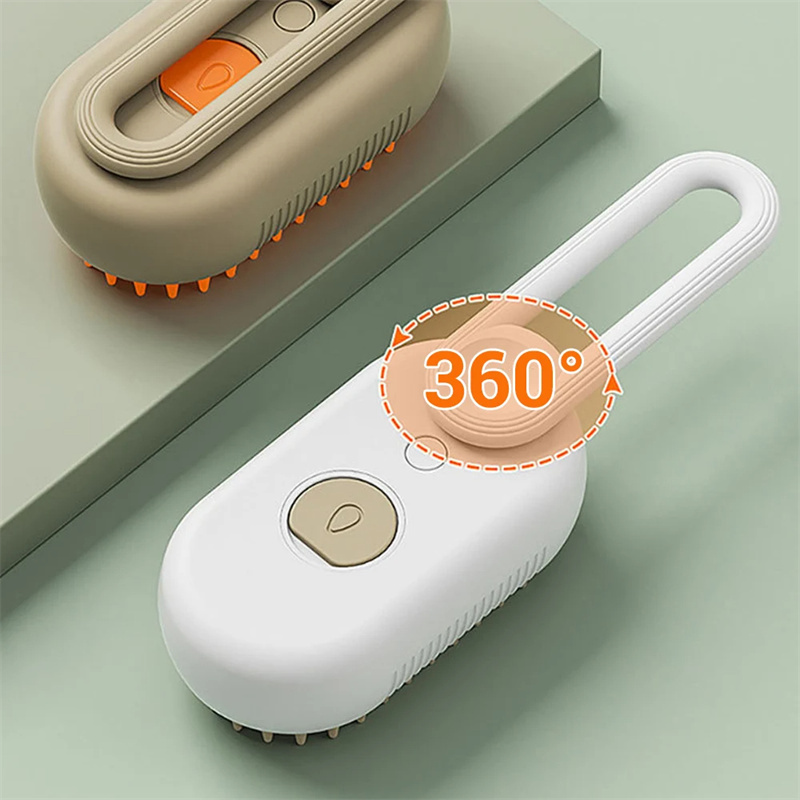 Cat Steam Brush Steamy Dog Brush 3 In 1 Electric Spray Cat Hair Brushes For Massage Pet Grooming Comb Hair Removal Combs Pet Products - Imagen 8