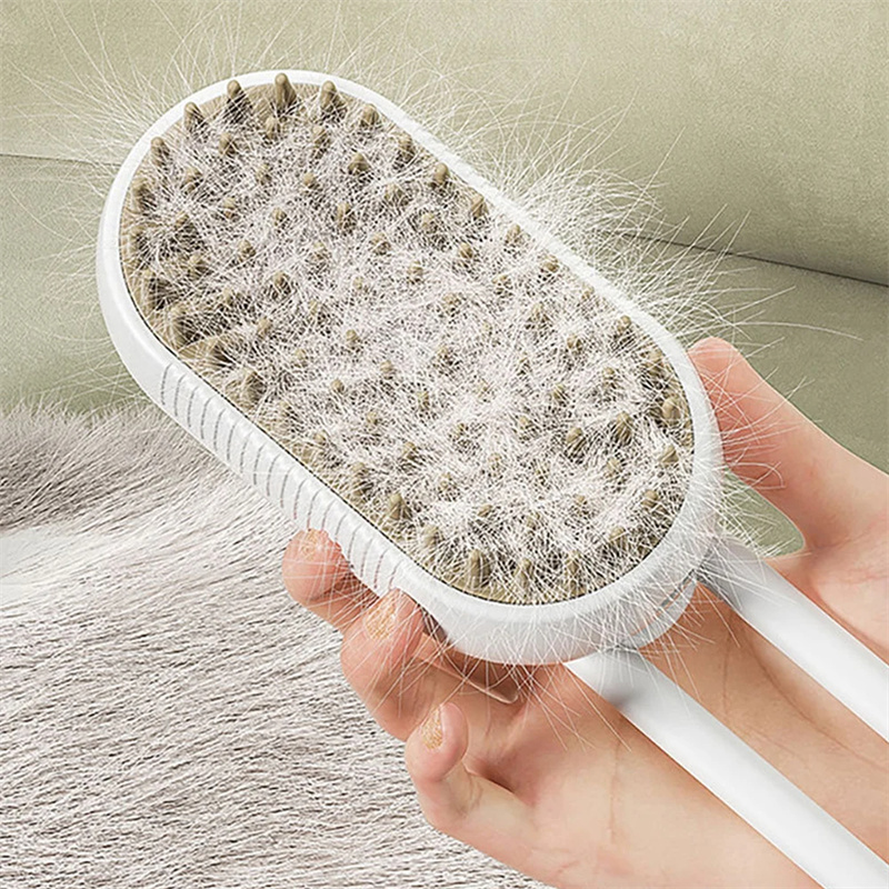 Cat Steam Brush Steamy Dog Brush 3 In 1 Electric Spray Cat Hair Brushes For Massage Pet Grooming Comb Hair Removal Combs Pet Products - Imagen 10