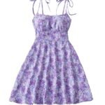 Vestido estampado floral de verano