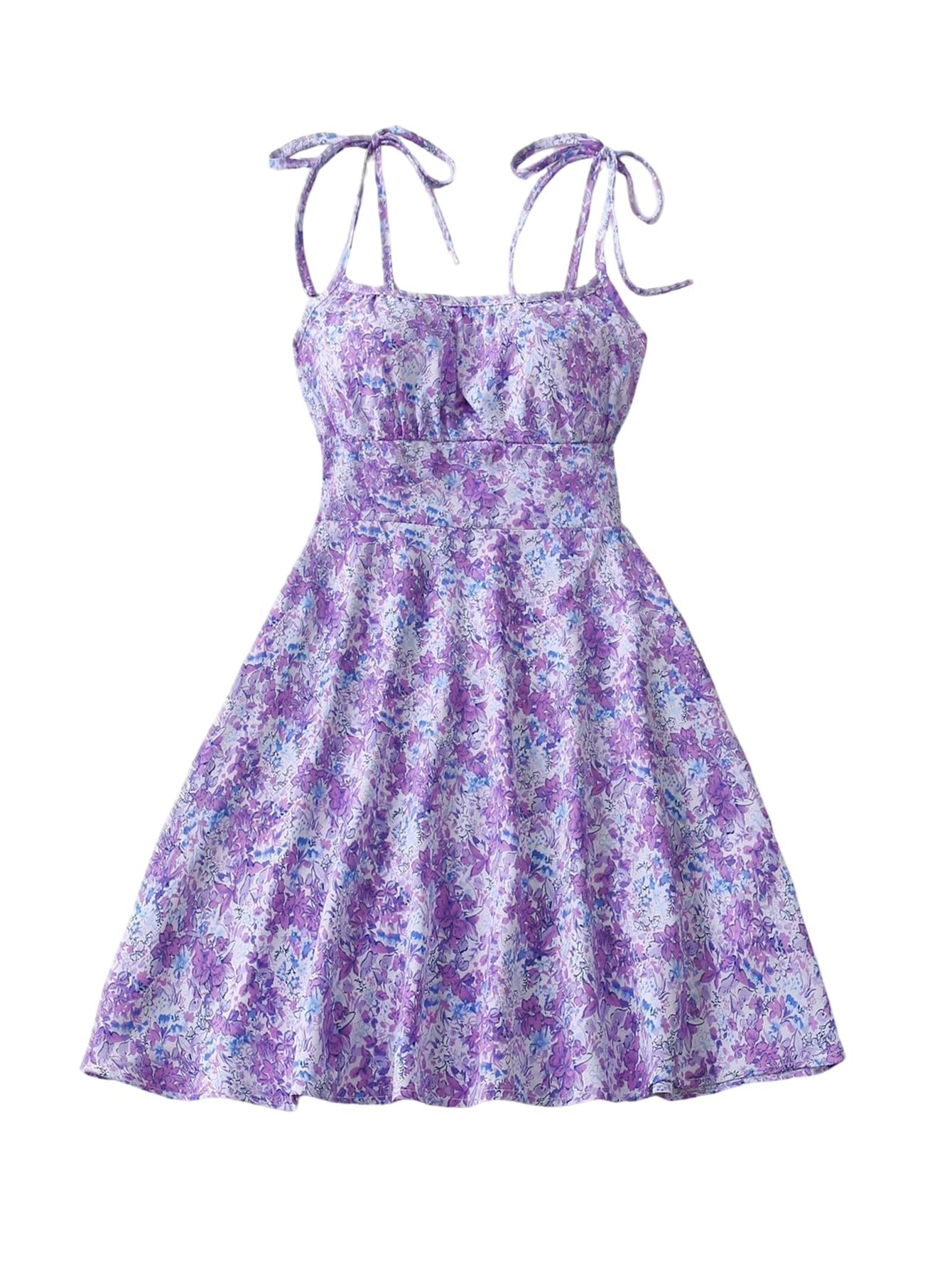 Vestido estampado floral de verano