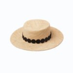 Sombrero de sombra de sol de paja