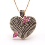 Collar completo de circonio para mujer