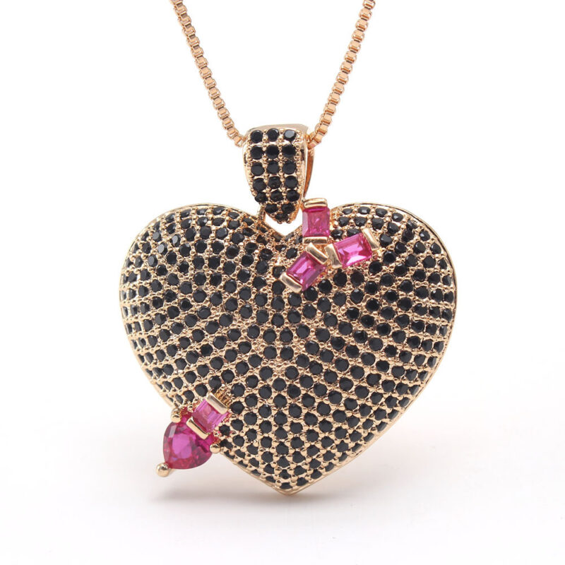 Collar completo de circonio para mujer