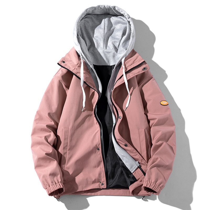Chaqueta con capucha informal de moda para hombre - Imagen 5