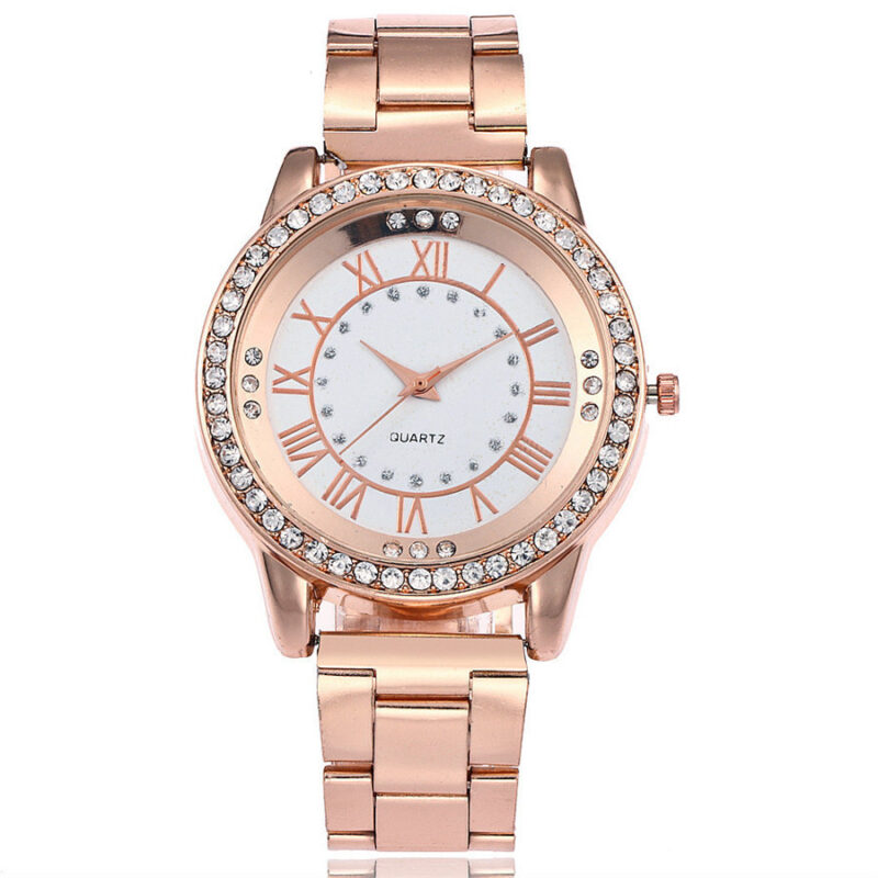 Reloj de cuarzo con pedrería