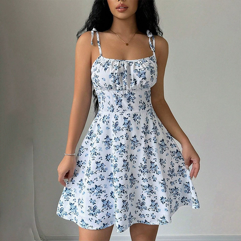 Vestido estampado floral de verano - Imagen 9