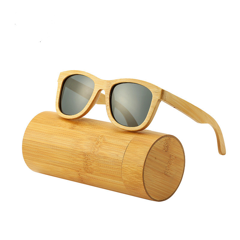 Gafas de sol polarizadas de bambú