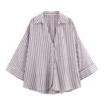 Camisa informal holgada para mujer