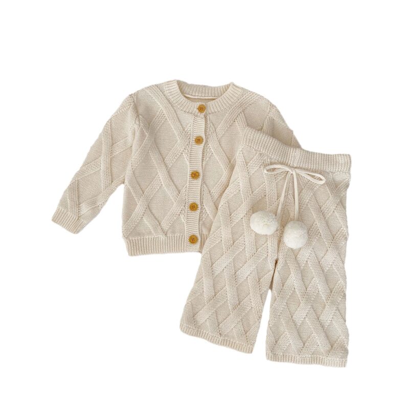 Conjunto de dos piezas Cárdigan Losbo de Punto