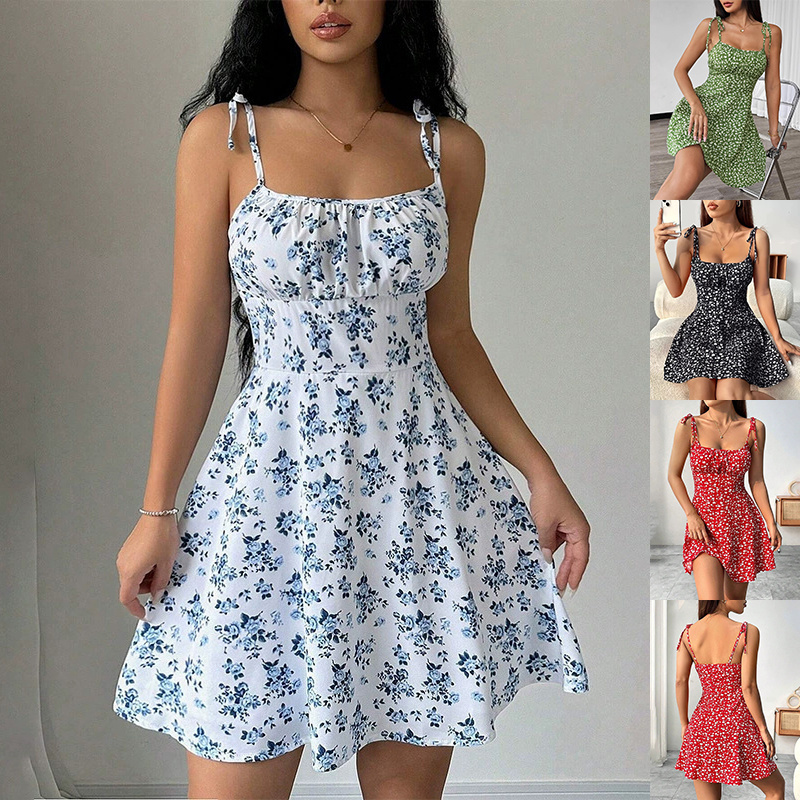 Vestido estampado floral de verano - Imagen 2