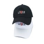 Gorra de béisbol con visera curva