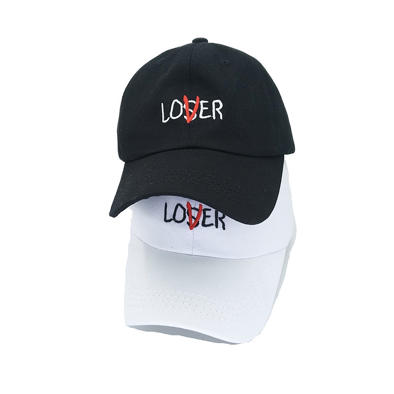 Gorra de béisbol con visera curva