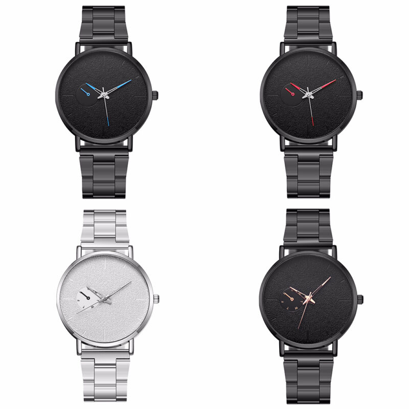 Reloj de cuarzo minimalista.