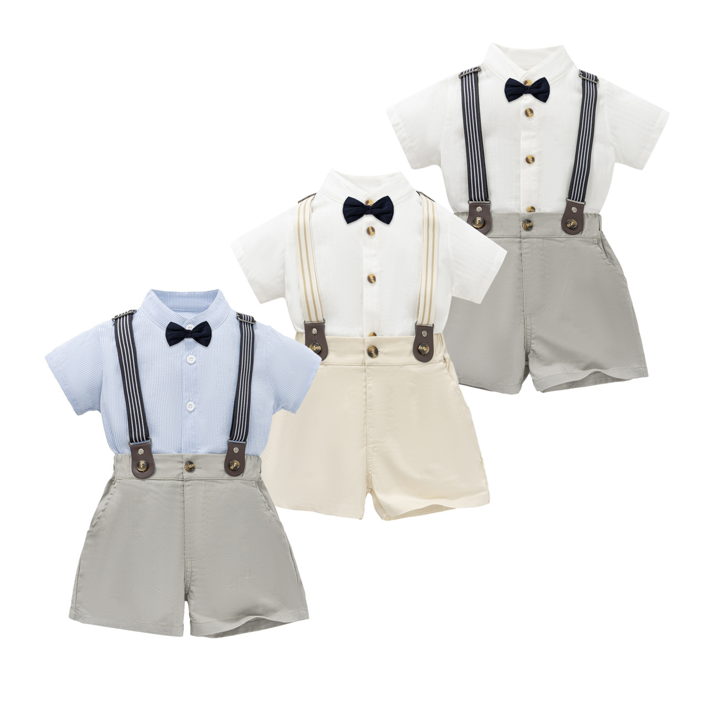 Conjunto de pantalón con tirantes para niños - Imagen 10