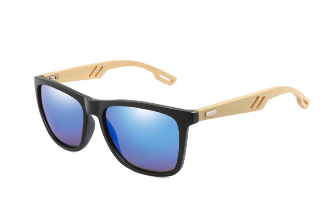 Gafas de sol madera de bambú.