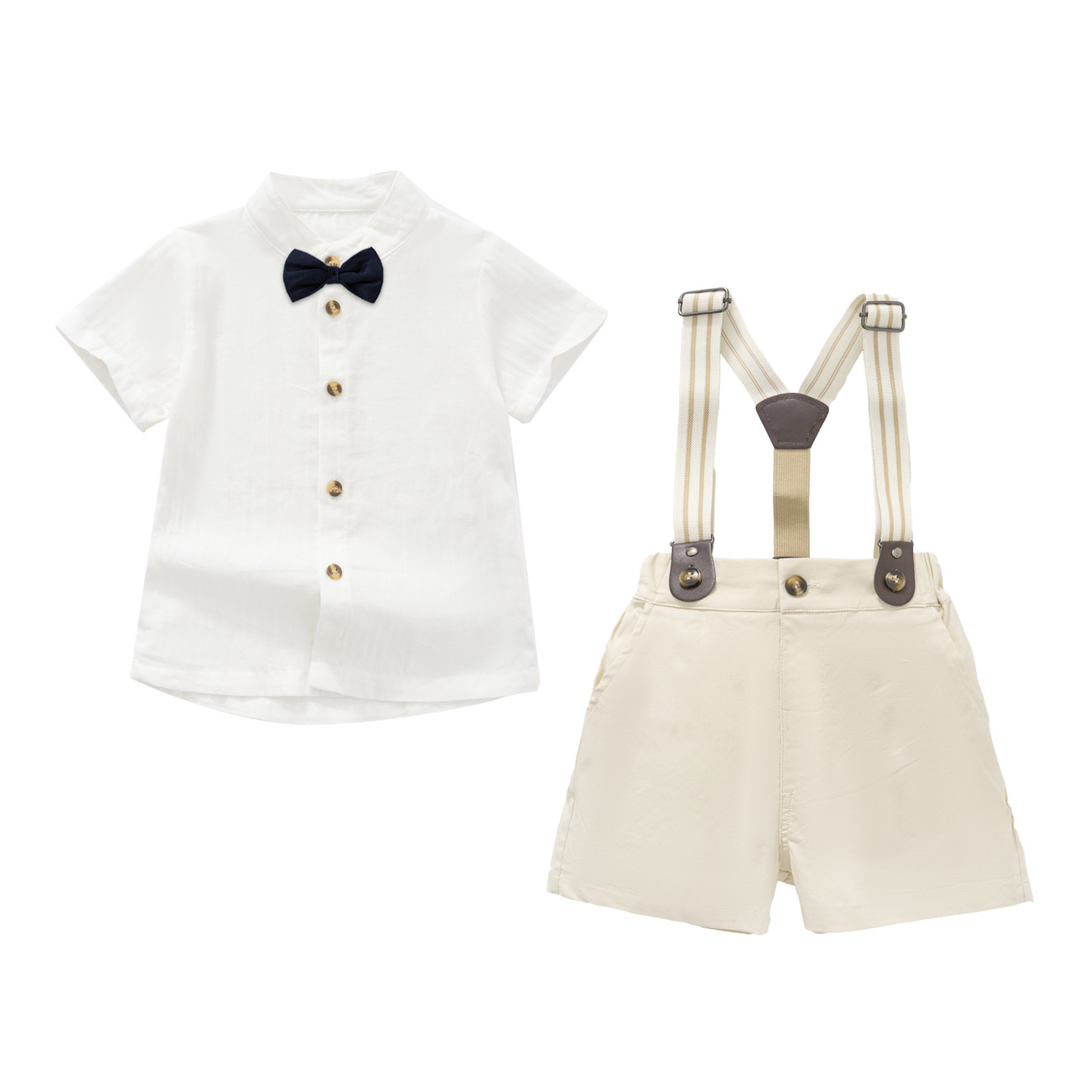 Conjunto de pantalón con tirantes para niños - Imagen 7