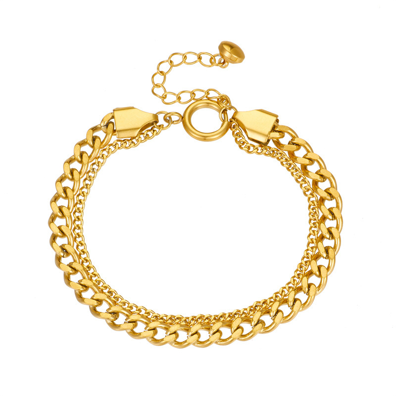 Pulsera vintage de doble capa