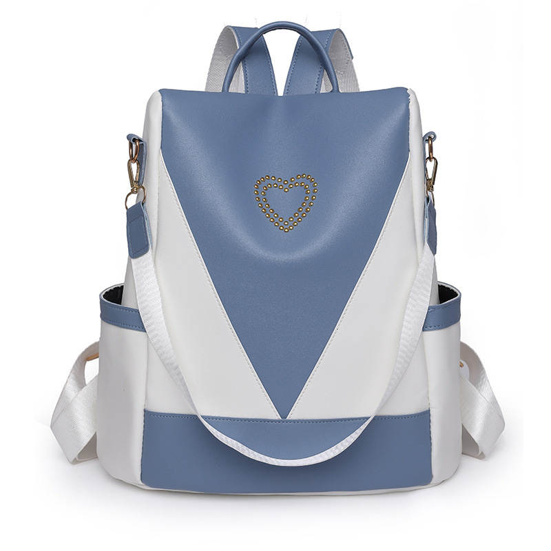 Mochila de viaje sencilla de PU antirrobo