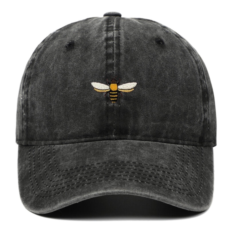Gorra de béisbol bordado con abejas