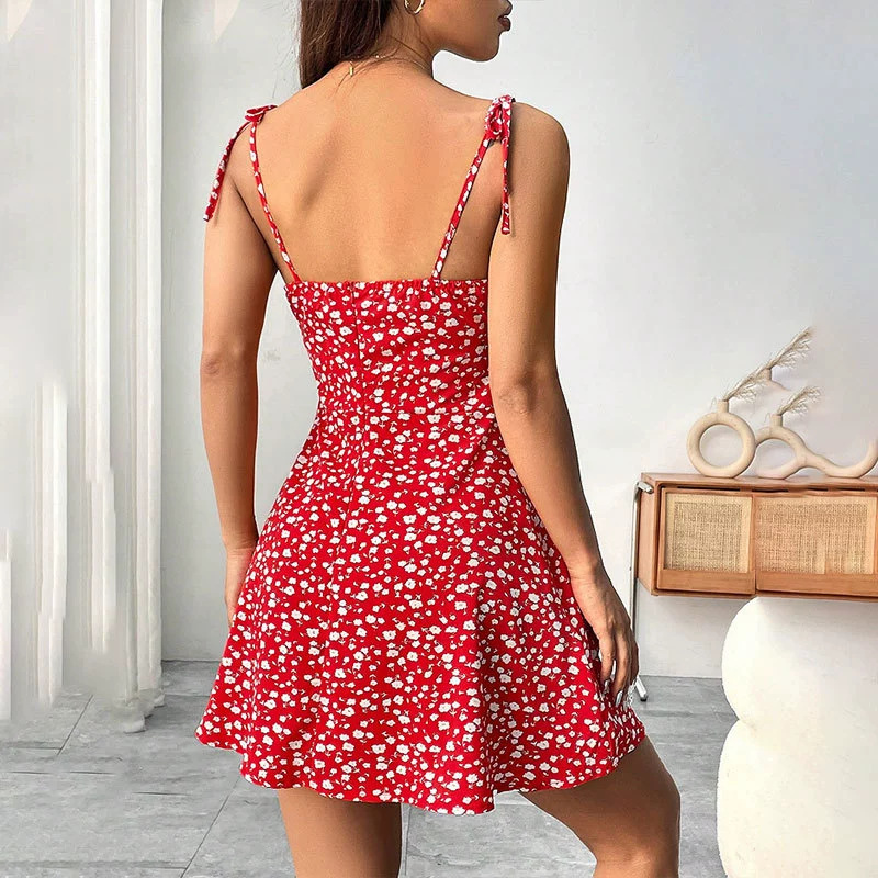 Vestido estampado floral de verano - Imagen 4