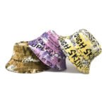 sombrero bucket con grafitis