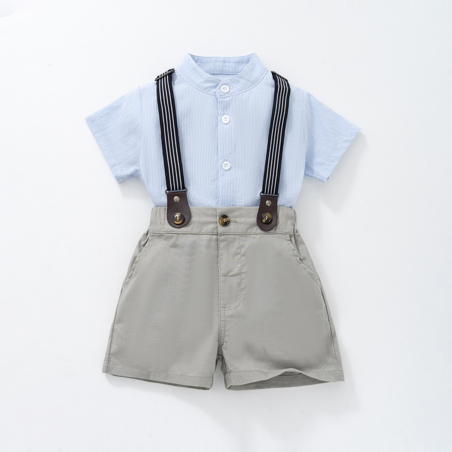 Conjunto de pantalón con tirantes para niños - Imagen 6