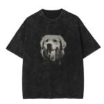 Camiseta estampada sencilla para hombre