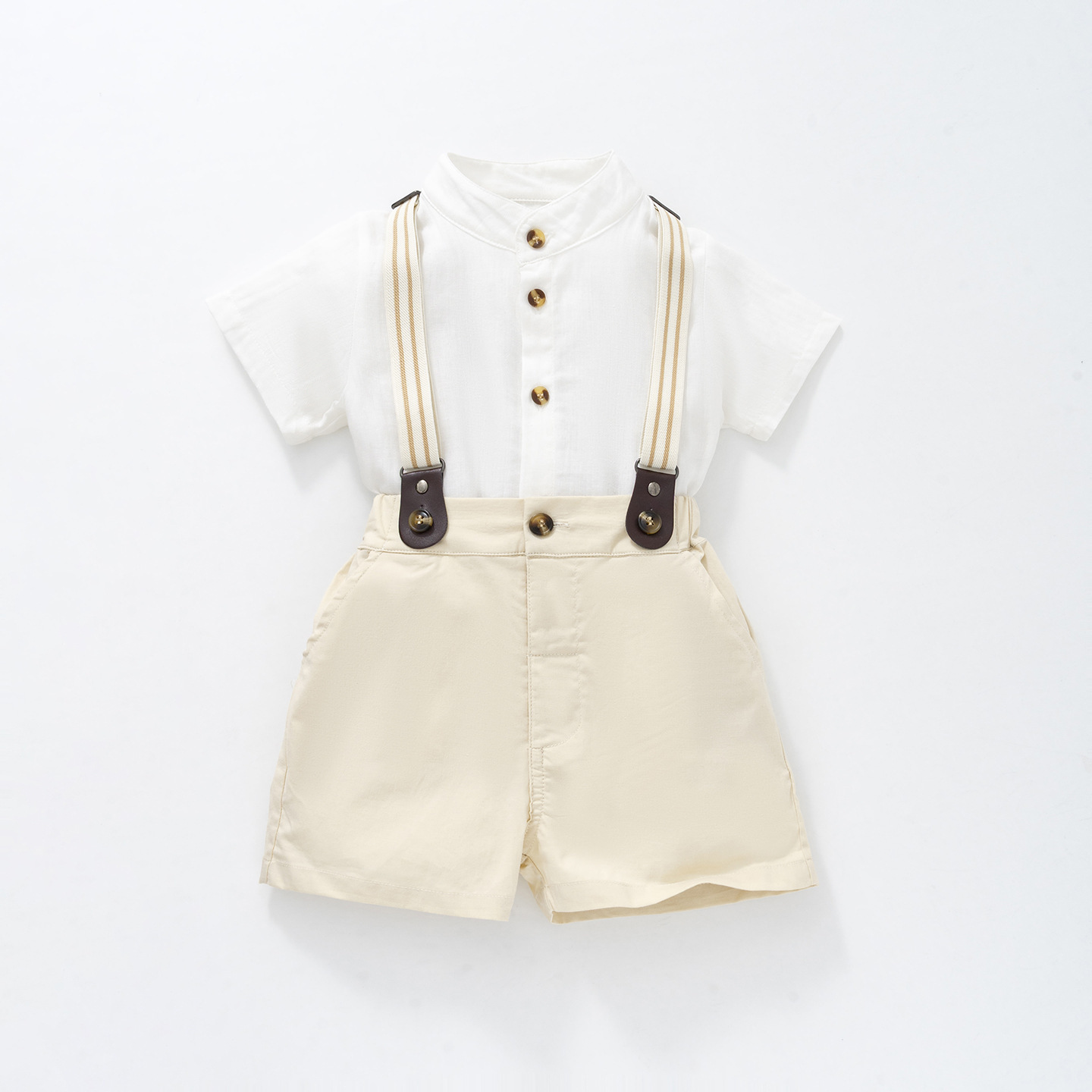 Conjunto de pantalón con tirantes para niños - Imagen 4