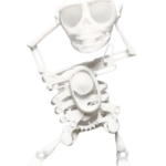 Mini calavera  divertido y personalizado