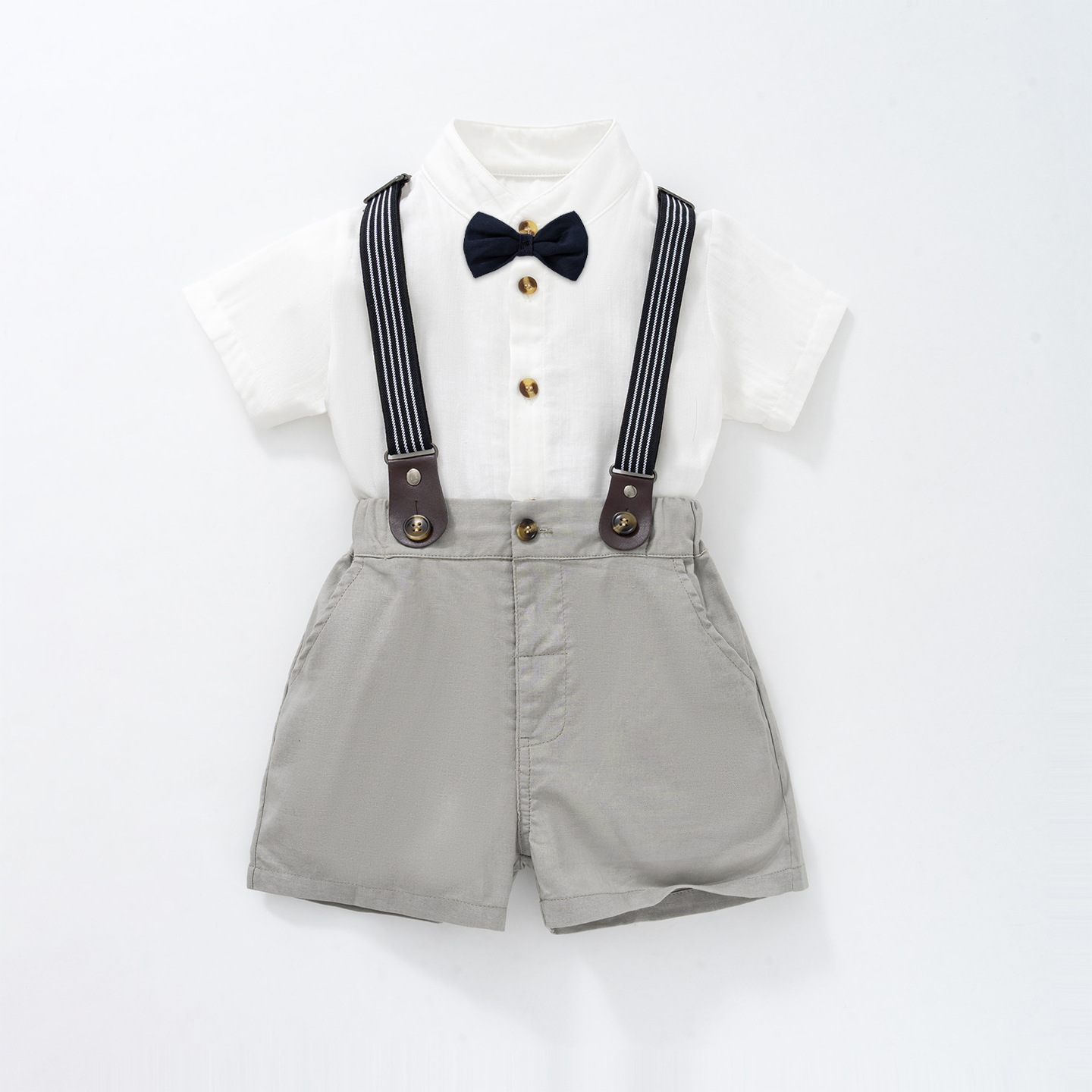 Conjunto de pantalón con tirantes para niños - Imagen 8