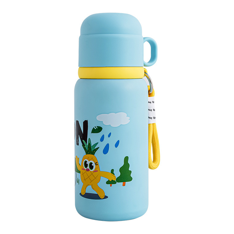 Vaso aislante para niños de acero inoxidable.