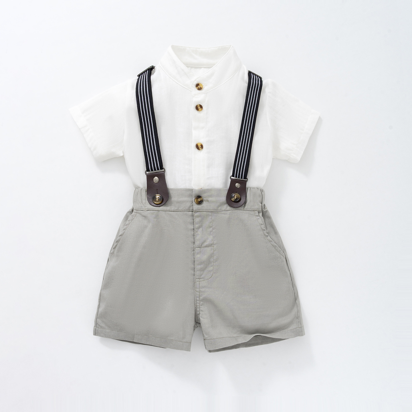 Conjunto de pantalón con tirantes para niños - Imagen 5