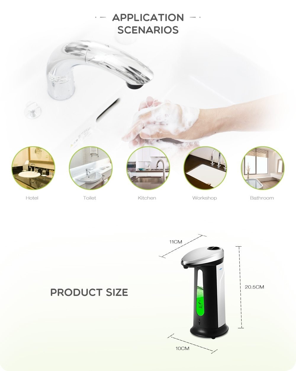 Dispensador automático de jabón - Imagen 7