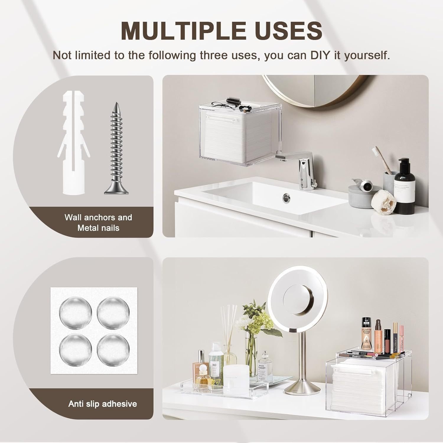 Organizador de maquillaje acrílico - Imagen 4
