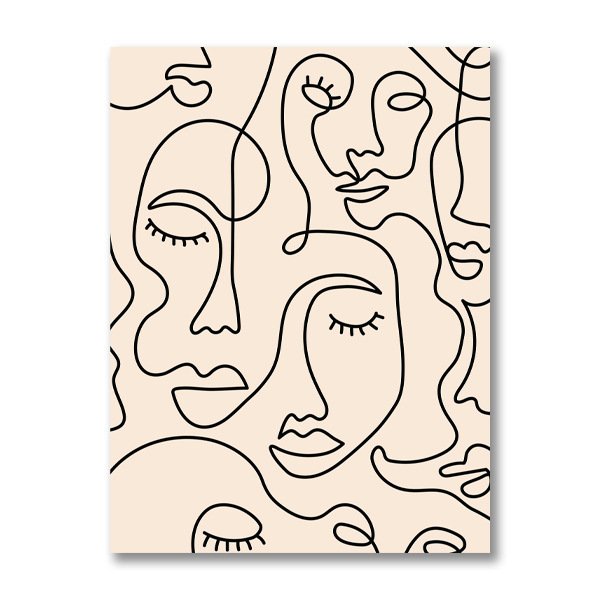 Núcleo de pintura minimalista