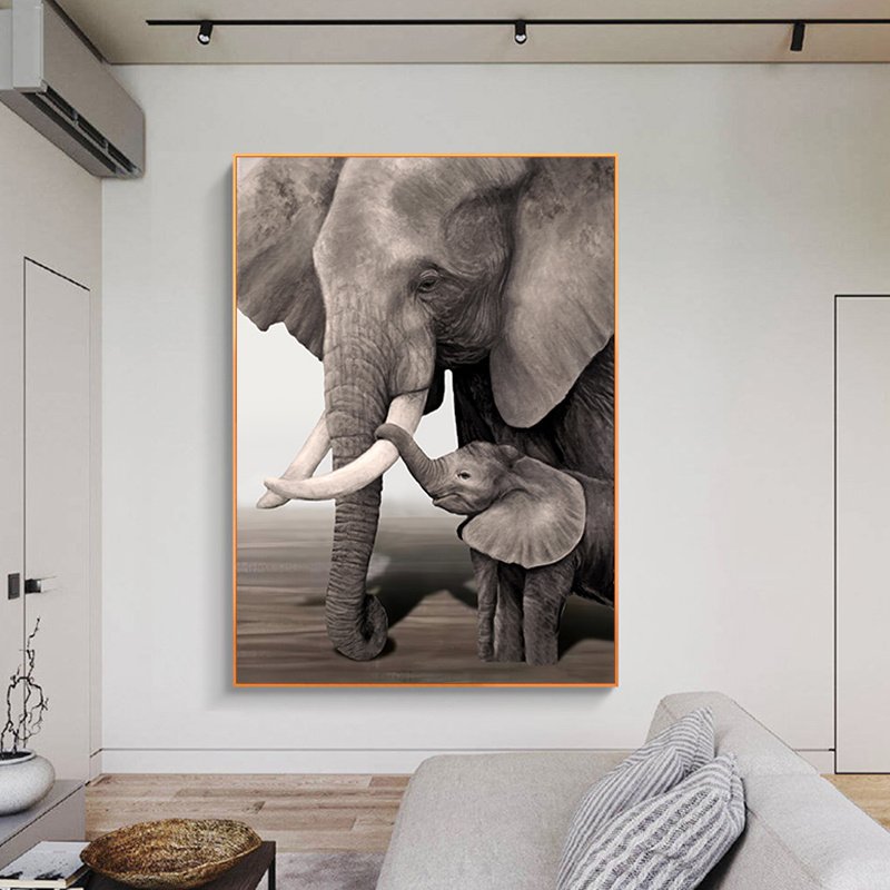Decoración Póster de Elefante - Imagen 2