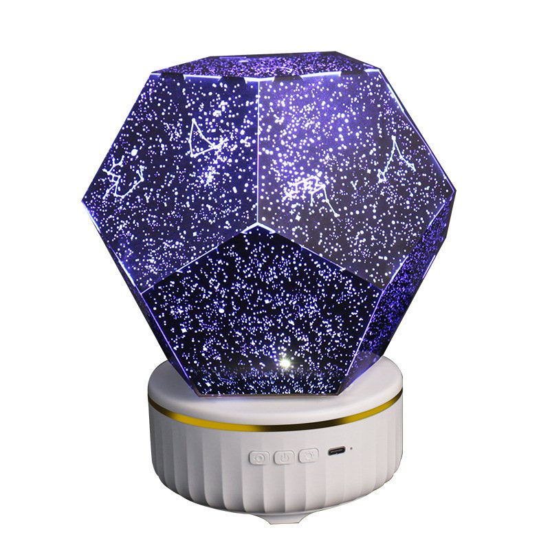 Lámpara giratoria cielo estrellado