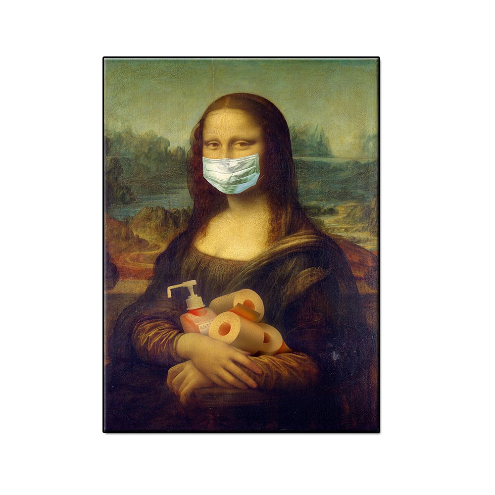 Cartel de lienzo Mona Lisa - Imagen 4