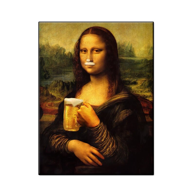 Cartel de lienzo Mona Lisa
