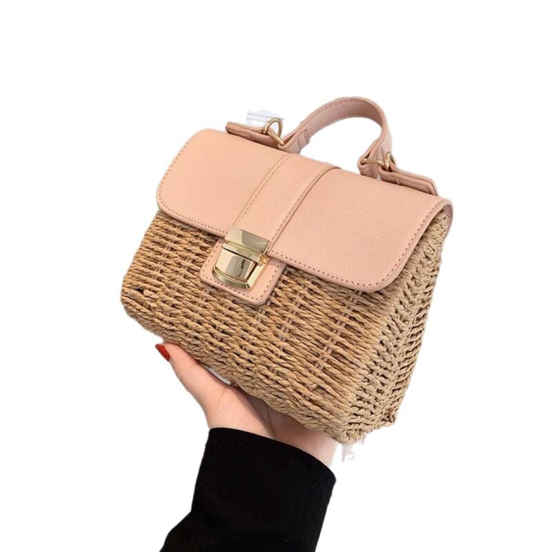 Bolso cruzado de paja