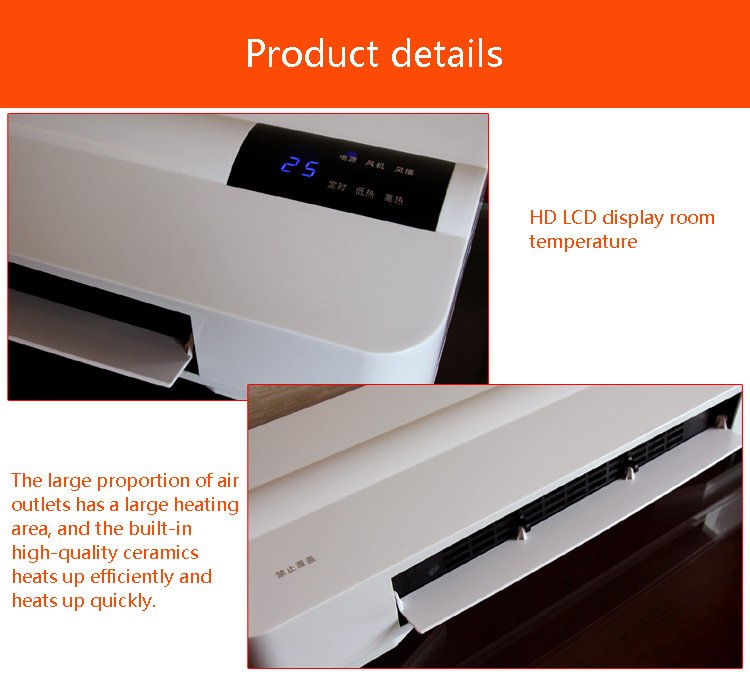 Waterproof Wall-mounted Heater, Household Heater Bathroom - Imagen 10