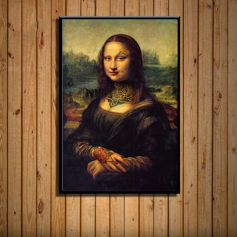 Cartel de lienzo Mona Lisa - Imagen 8