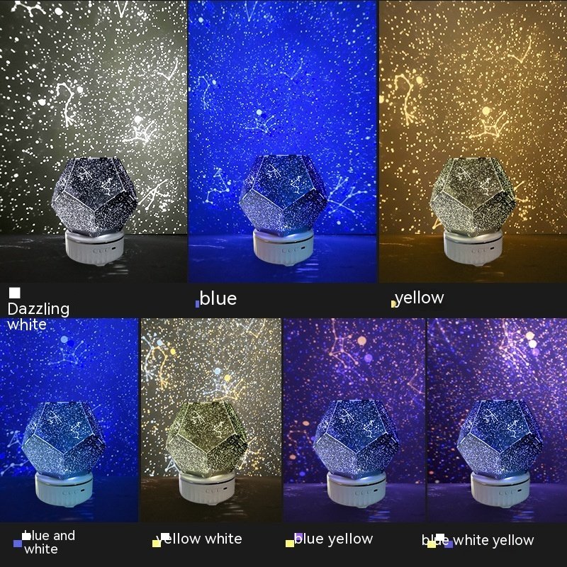 Lámpara giratoria cielo estrellado - Imagen 4