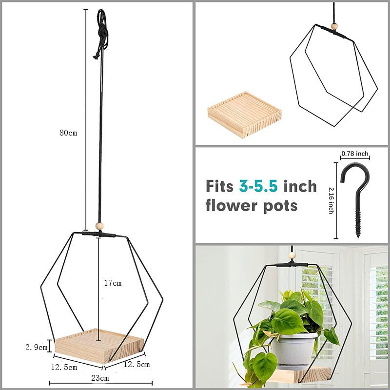Soporte colgante para maceta - Imagen 10