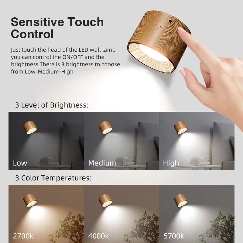 Lámpara de pared táctil - Imagen 10
