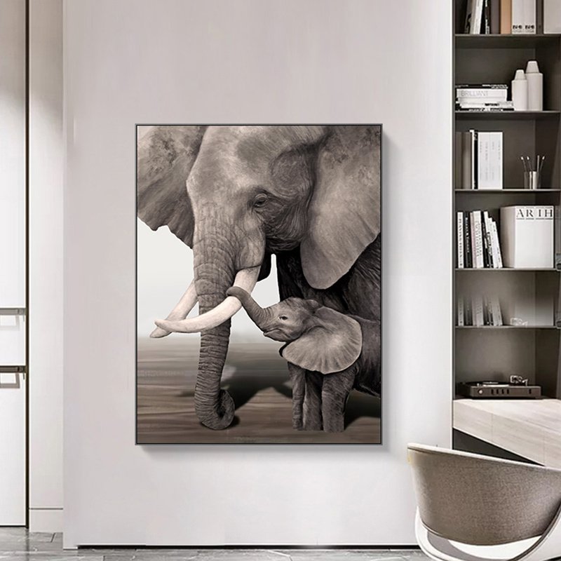 Decoración Póster de Elefante - Imagen 3