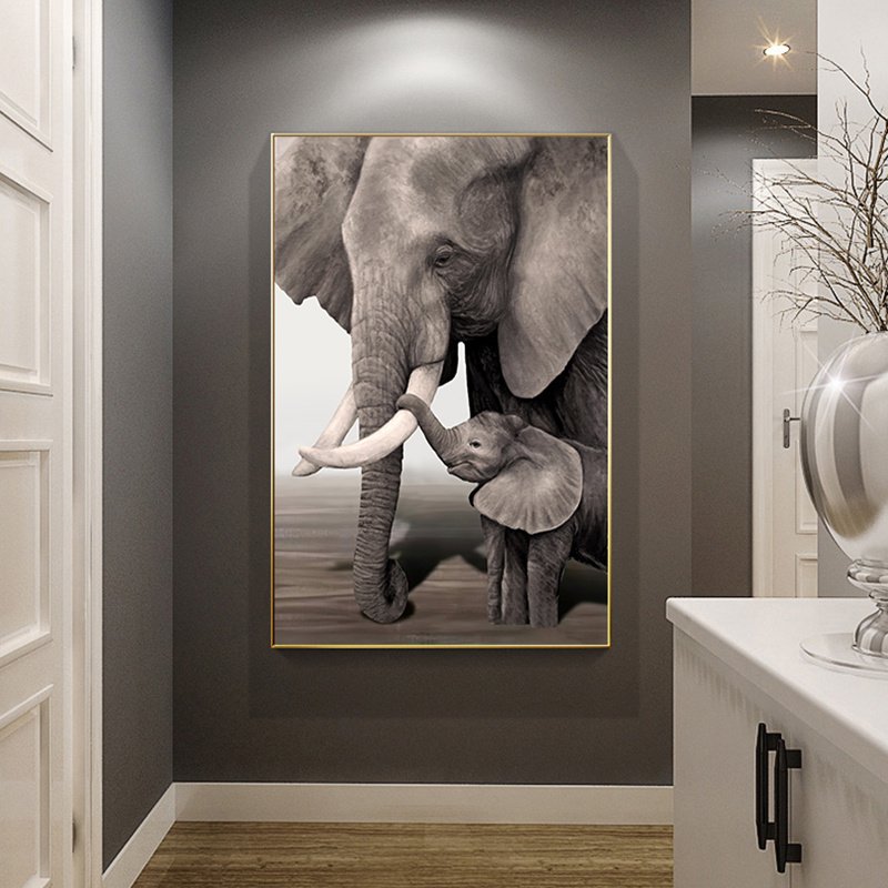 Decoración Póster de Elefante - Imagen 5