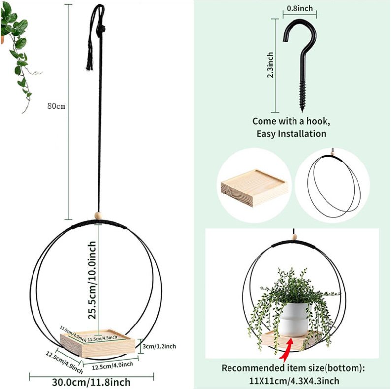 Soporte colgante para maceta - Imagen 4